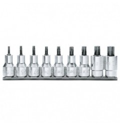 920TX/SB9 Juego de 9 vasos de 1/2&quot, con punta Torx&reg,, en soporte