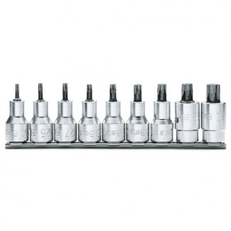 920TX/SB9 Juego de 9 vasos de 1/2&quot, con punta Torx&reg,, en soporte