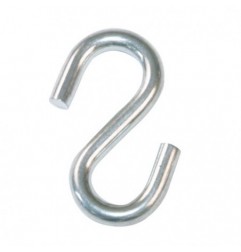 AMIG 21850  
 Gancho en S 30165  
 Ø4 x 40 mm  
 Acero  
 Galvanizado