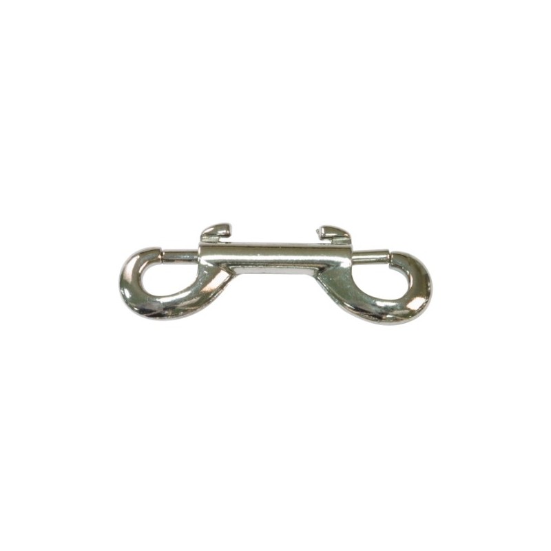 AMIG 21863  
 Mosquetón doble 30185  
 88 mm  
 Acero  
 Niquelado