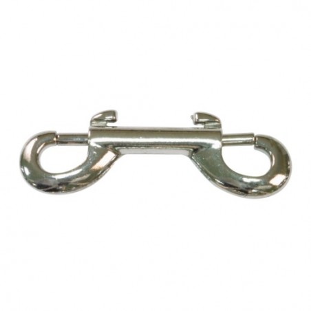 AMIG 21863  
 Mosquetón doble 30185  
 88 mm  
 Acero  
 Niquelado