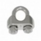 AMIG 21868  
 Sujetacables estribo 30100  
 Ø5 mm  
 Acero inoxidable  
 AISI 316
