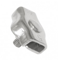 AMIG 21876  
 Sujetacables simple 30105  
 Ø5 - 10,5 mm  
 Acero inoxidable  
 AISI 316