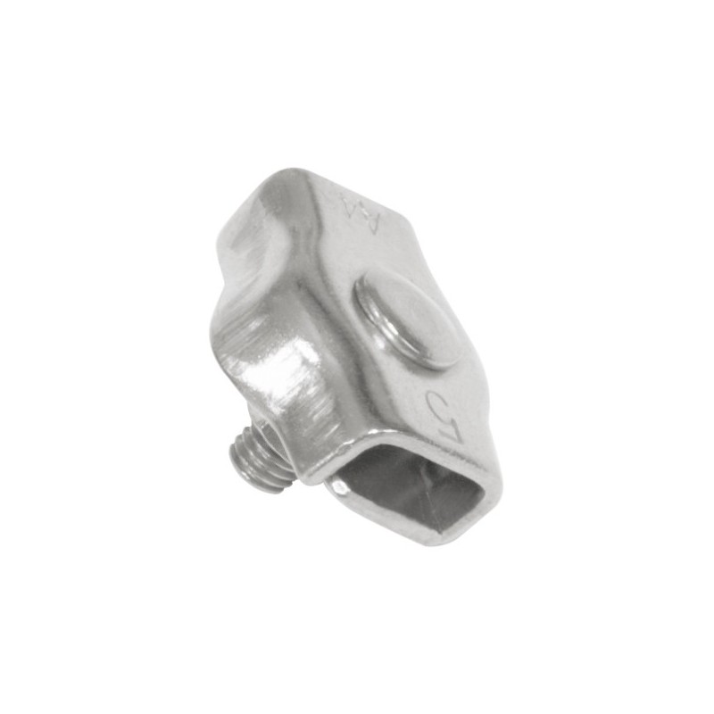 AMIG 21876  
 Sujetacables simple 30105  
 Ø5 - 10,5 mm  
 Acero inoxidable  
 AISI 316