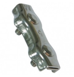 AMIG 21878  
 Sujetacables doble 30110  
 Ø4 - 9 mm  
 Acero inoxidable  
 AISI 316
