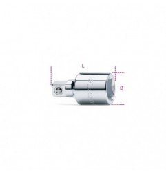 920/15 Adaptador con cuadrado hembra de 1/2&quot, y macho de 3/8&quot,, cromado