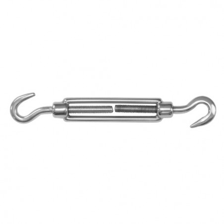 AMIG 21884  
 Tensor gancho-gancho 30120  
 M5 x 70 mm  
 Acero inoxidable  
 AISI 316
