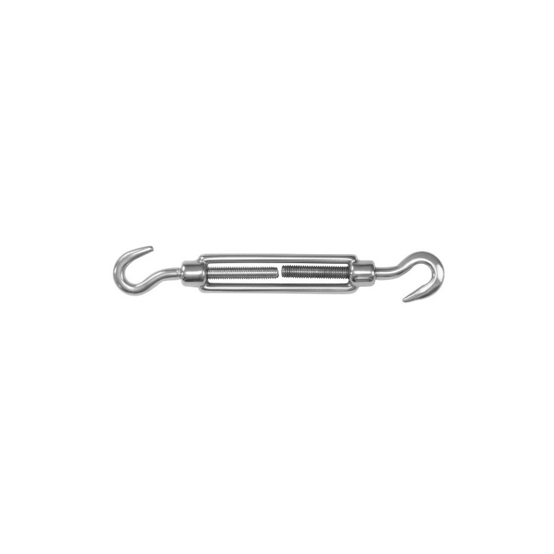 AMIG 21885  
 Tensor gancho-gancho 30120  
 M6 x 110 mm  
 Acero inoxidable  
 AISI 316