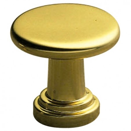 AMIG 2191  
 Pomo latón 360  
 Ø25 x 22 mm  
 Latón  
 Pulido barnizado