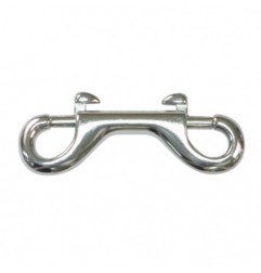 AMIG 21921  
 Mosquetón doble 30185  
 78 mm  
 Acero inoxidable  
 AISI 316