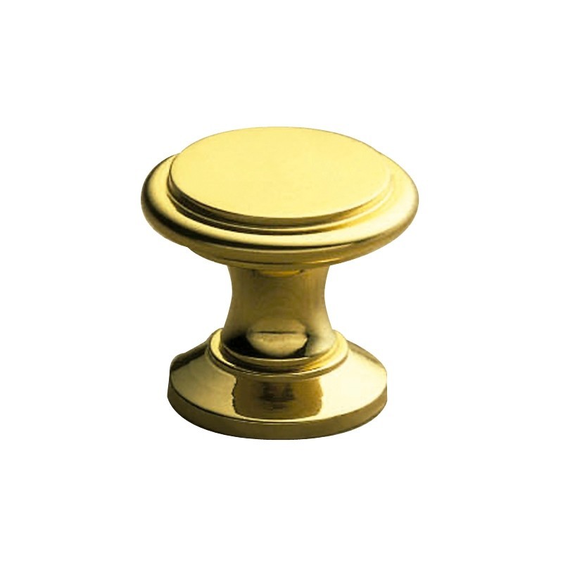 AMIG 2195  
 Pomo latón 410  
 Ø25 x 22 mm  
 Latón  
 Pulido barnizado