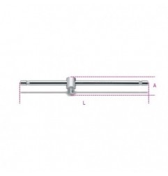 920/42 Mango corredizo en T de 1/2&quot,, cromado