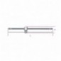 920/42 Mango corredizo en T de 1/2&quot,, cromado