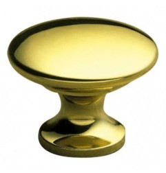 AMIG 2196  
 Pomo latón 420  
 Ø30 x 22 mm  
 Latón  
 Pulido barnizado