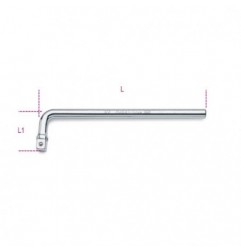 920/44 Mango acodado de 1/2&quot,, cromado