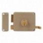 AMIG 21973  
 Cerradura sobreponer 78  
 100 x 85 mm  
 Acero  
 Beige - Izquierda