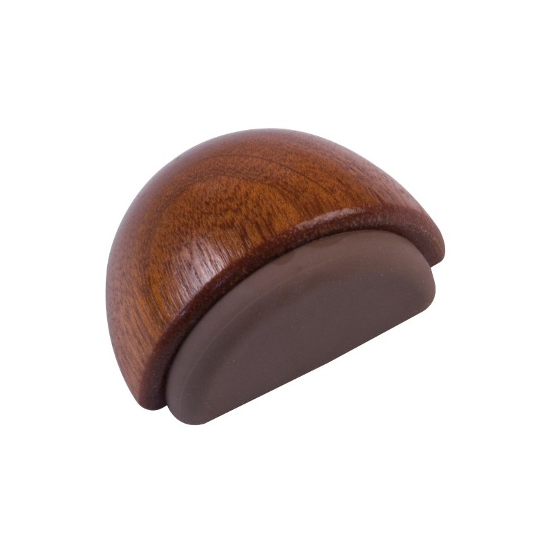 AMIG 21994  
 Tope puerta 406  
 48 x 31 x 23 mm  
 Madera  
 Sapelli