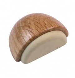 AMIG 21995  
 Tope puerta 406  
 48 x 31 x 23 mm  
 Madera  
 Roble