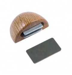 AMIG 21998  
 Tope puerta 407  
 48 x 31 x 23 mm  
 Plástico  
 Roble