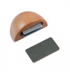 AMIG 21999  
 Tope puerta 407  
 48 x 31 x 23 mm  
 Plástico  
 Haya