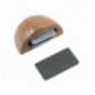 AMIG 22001  
 Tope puerta 407  
 48 x 31 x 23 mm  
 Plástico  
 Roble