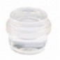 AMIG 22002  
 Tope puerta 408  
 Ø33 x 30 x 15 mm  
 Plástico  
 Transparente