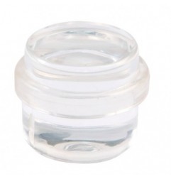 AMIG 22003  
 Tope puerta 408  
 Ø33 x 30 x 15 mm  
 Plástico  
 Transparente