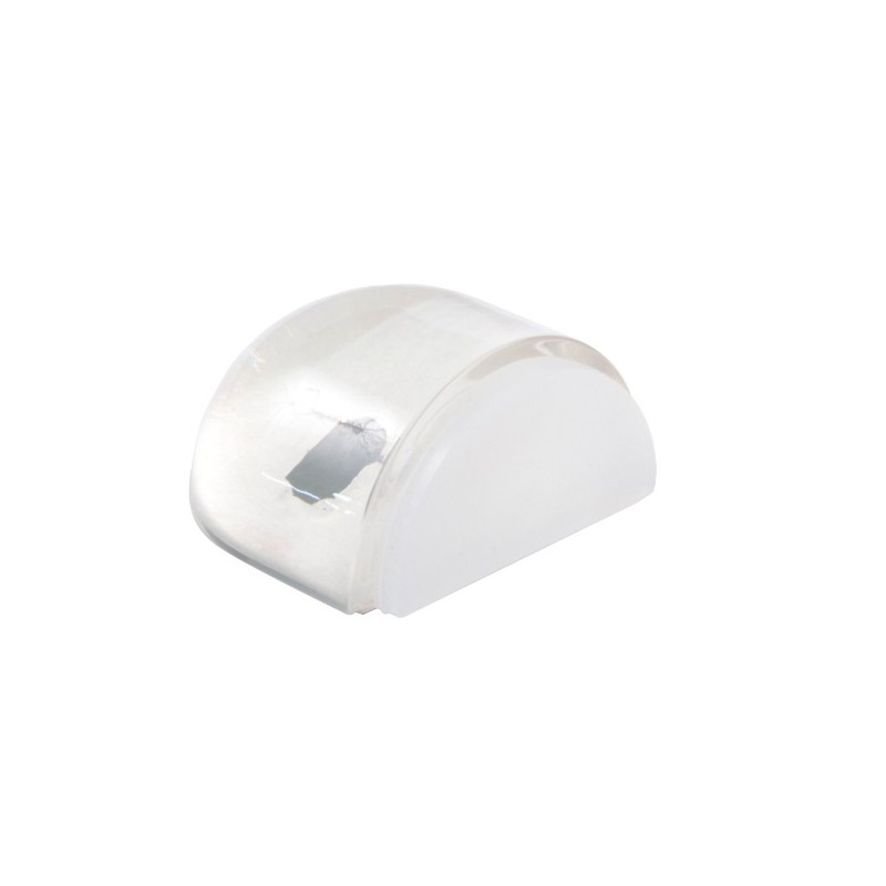 AMIG 22005  
 Tope puerta 409  
 36 x 42 x 22 mm  
 Plástico  
 Transparente