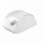 AMIG 22005  
 Tope puerta 409  
 36 x 42 x 22 mm  
 Plástico  
 Transparente