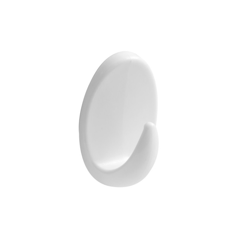 AMIG 22008  
 Colgador adhesivo 211  
 33 x 54 mm  
 Plástico  
 Blanco