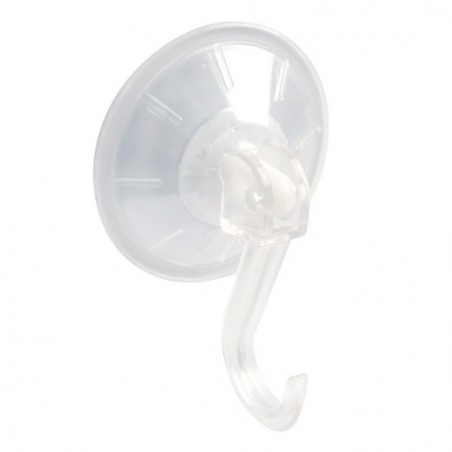 AMIG 22010  
 Colgador ventosa 215  
 Ø45 mm  
 Plástico  
 Transparente