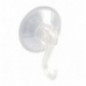 AMIG 22010  
 Colgador ventosa 215  
 Ø45 mm  
 Plástico  
 Transparente