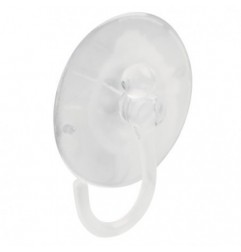 AMIG 22012  
 Colgador ventosa 216  
 Ø40 mm  
 Plástico  
 Transparente