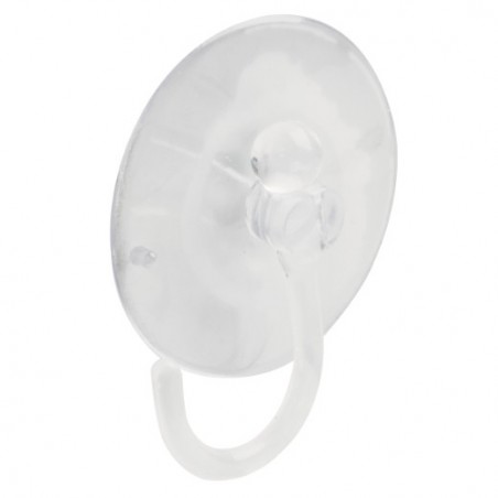 AMIG 22012  
 Colgador ventosa 216  
 Ø40 mm  
 Plástico  
 Transparente