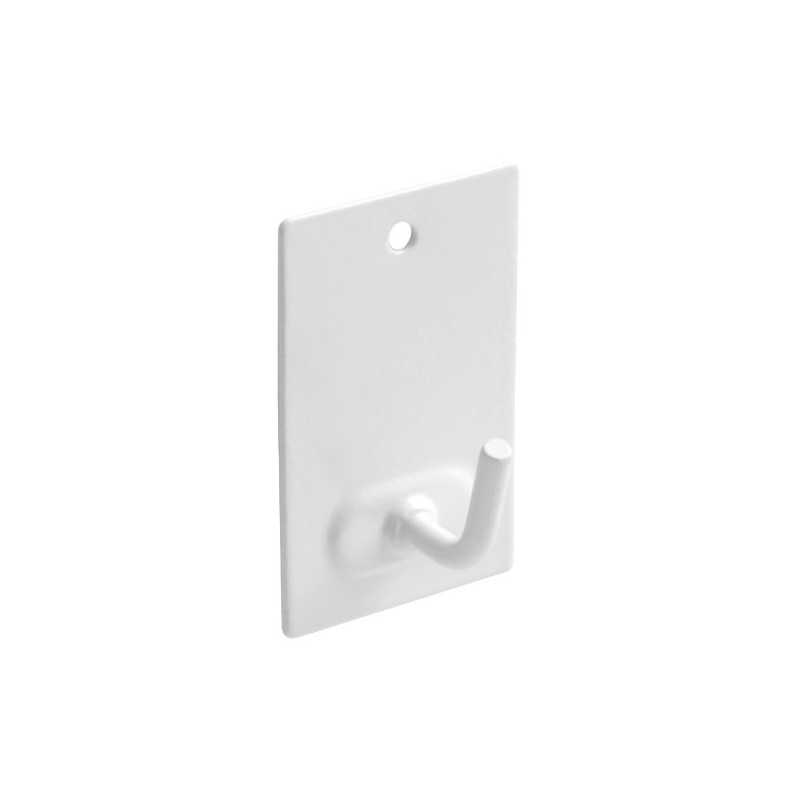AMIG 22014  
 Colgador adhesivo 212  
 43 x 21 mm  
 Acero  
 Blanco