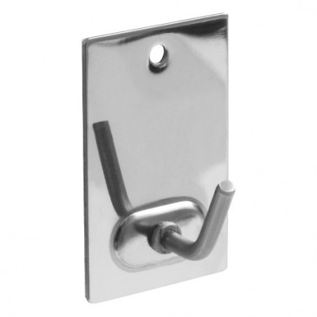 AMIG 22015  
 Colgador adhesivo 212  
 43 x 21 mm  
 Acero  
 Cromado