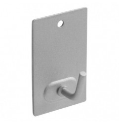 AMIG 22016  
 Colgador adhesivo 212  
 43 x 21 mm  
 Acero  
 Plata