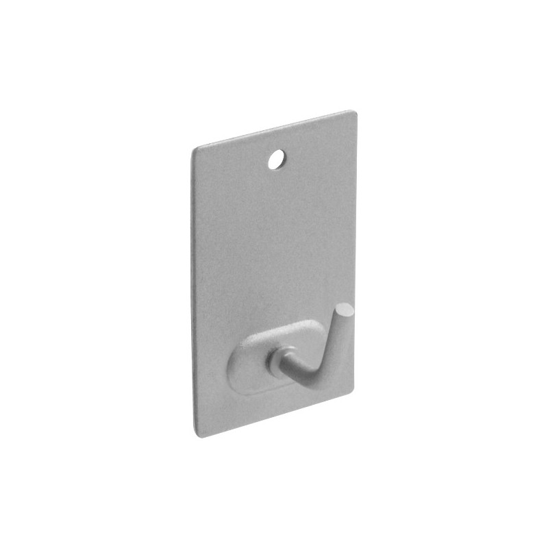 AMIG 22016  
 Colgador adhesivo 212  
 43 x 21 mm  
 Acero  
 Plata