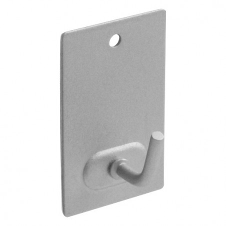 AMIG 22016  
 Colgador adhesivo 212  
 43 x 21 mm  
 Acero  
 Plata
