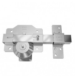 AMIG 22020  
 Cerrojo alta seguridad 1PLUS  
 90 x 154 mm  
 Acero  
 Cromado brillo