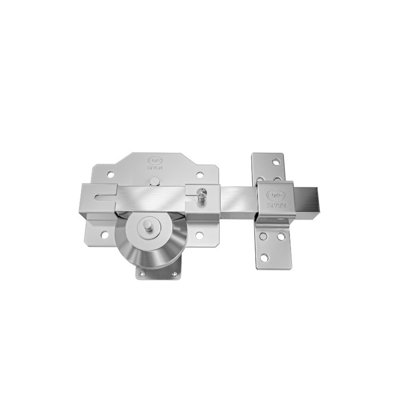 AMIG 22020  
 Cerrojo alta seguridad 1PLUS  
 90 x 154 mm  
 Acero  
 Cromado brillo