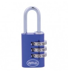 AMIG 22023  
 Candado combinación 76  
 20 mm  
 Aluminio  
 Azul