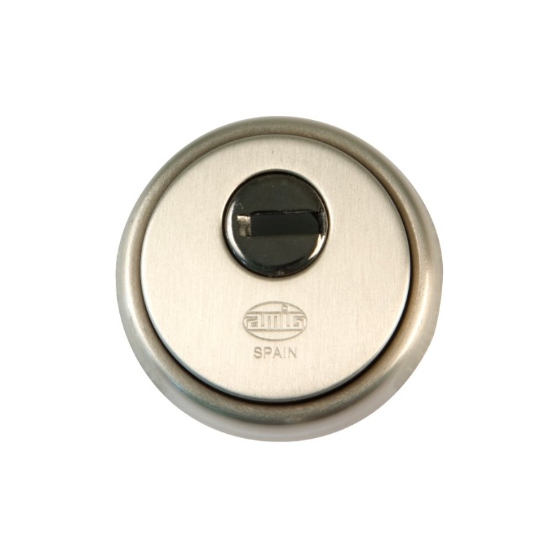 AMIG 22024  
 Escudo 33  
 Ø65 mm  
 Latón  
 Cromado mate
