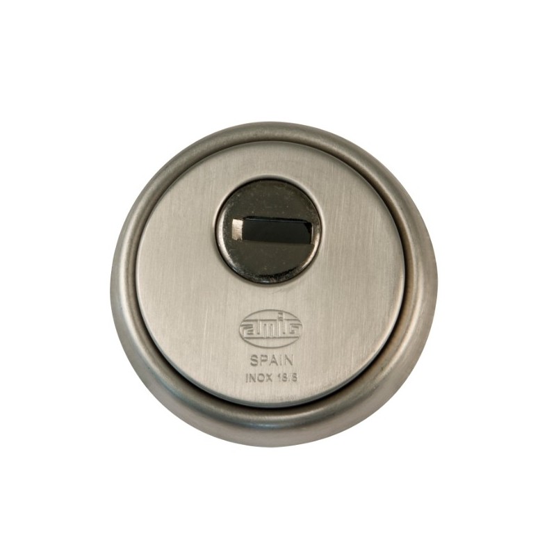 AMIG 22026  
 Escudo 33  
 Ø65 mm  
 Acero inoxidable 18/8  
 Mate