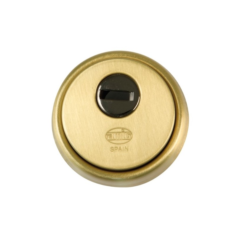 AMIG 22027  
 Escudo 33  
 Ø65 mm  
 Latón  
 Mate