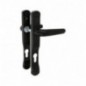 AMIG 22036  
 Manilla con placa 1500ALPB85  
 225 x 30 mm  
 Aluminio  
 Negro