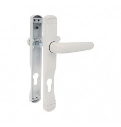 AMIG 22037  
 Manilla con placa 1500ALPB85  
 225 x 30 mm  
 Aluminio  
 Blanco