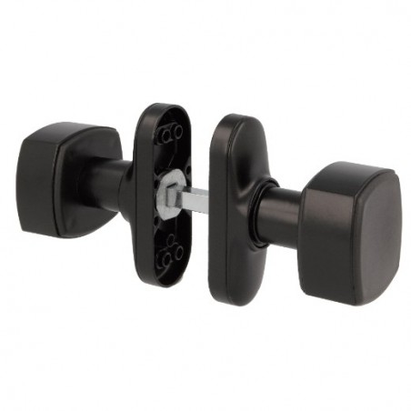 AMIG 22042  
 Pomo aluminio 6807  
 81 x 31 mm  
 Aluminio  
 Negro