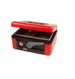 AMIG 2205  
 Caja de caudales 2500  
 165 x 125 x 80 mm  
 Acero  
 Rojo