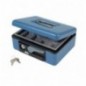 AMIG 2206  
 Caja de caudales 2500  
 197 x 154 x 80 mm  
 Acero  
 Azul